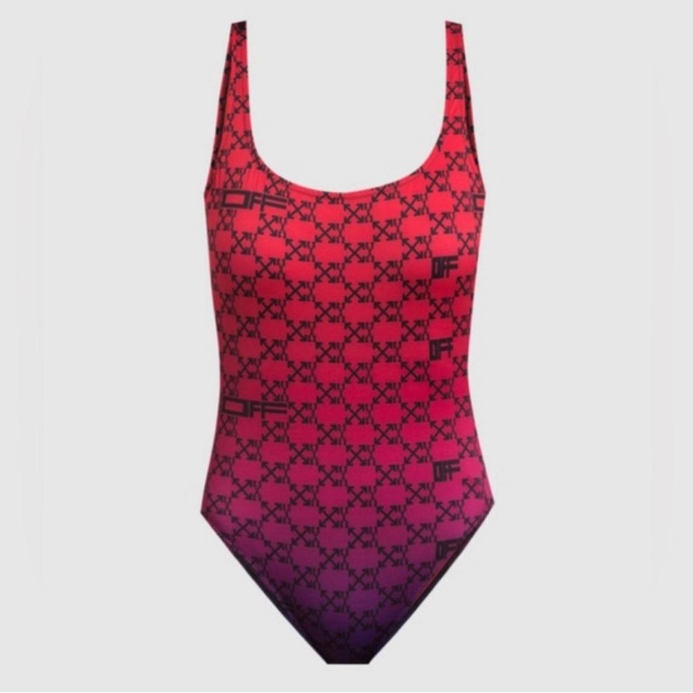 Off-White One-Piece Swimsuit